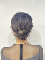 アコレ カリテ 草津店(ACCOLE qualite)&nbsp;ゆるふわシニヨンヘア/20代/ヘアセット