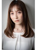 大人美人艶感ストレート前下がりレイヤーロングv上尾30代40代