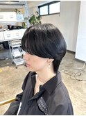 シースルーマッシュウルフmen'sヘアメンズカット