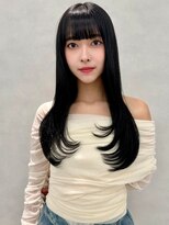 アッシュ 中野店(Ash) イメチェン/似合わせカット/フルバング/レッドブラウン/中野