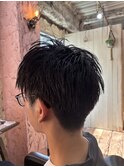 【韓国マッシュ/スパイキーショート/ブルーブラック】千葉/鎌取