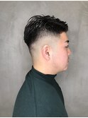 20代30代40代メンズツーブロック刈り上げビジカジオシャレ感