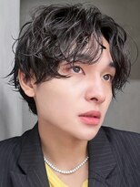 アイティーバイアルバム 下北沢店(IT by ALBUM)&nbsp;韓国マッシュブルーブラックスペインカール_F20410