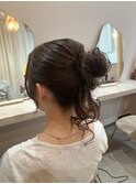 ロングから♪高めお団子ヘア  お出かけ/デート