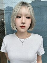 ボコカ(bococa)&nbsp;ミニボブショートハイトーンホワイトカラーシルバー