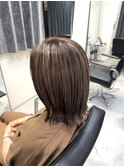 切りっぱなしとハイライト