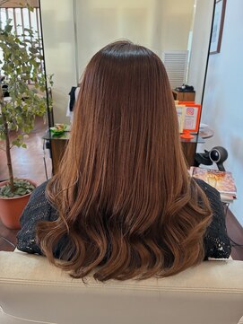 カルムヘアデザイン(Calme hair design) 縮毛矯正とカラー