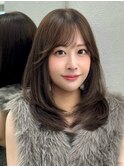 【yuuka】レイヤーカット名古屋美容室韓国巻きトレンド