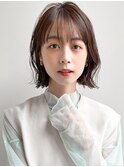 小顔結べるボブうるツヤ20代30代40代◎ナチュラルカール黒髪