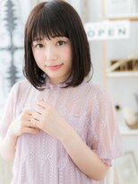 モッズヘア 越谷(mod's hair) 透けバング小顔切りっぱなしミニマルボブディc7越谷10代20代30代