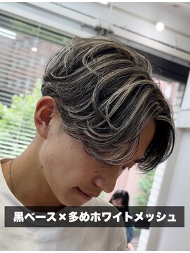 ジュイル シブヤ(JEWIL SHIBUYA) 黒ベース、ホワイトメッシュ
