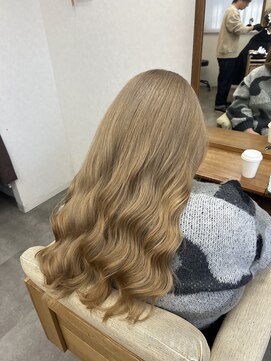 リングバイモアムー(Ring by Moremuu) <Hazuki>   ミルクティーベージュ