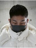 MEN'S/クロップ×スキンフェード/黒髪/短髪