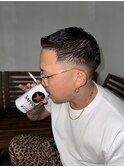 ビールと煙草が似合うテーパーフェード