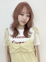 アクシス 栄店(`AXIS)&nbsp;平田/ワンホンレイヤー/ミルクティーブロンド/ダークブルー/栄
