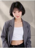 ナチュラルベージュ_韓国ヘア_顔周りレイヤー_ヨシンモリ