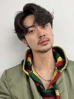 ツーダブル 大阪梅田(WW..) ツイストスパイラルパーマ波巻きスパイラル刈り上げマッシュ
