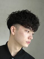 フィフス 渋谷(fifth)&nbsp;渋谷スペインカールメンズパーマフリンジカットテーパーフェード