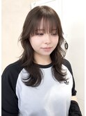 韓国風レイヤーミディ/韓国風レイヤー/韓国風巻き