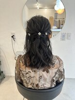 アミー 駒澤(Ammy komazawa)&nbsp;ハーフアップ/ヘアセット/ヘアアレンジ/結婚式ヘア