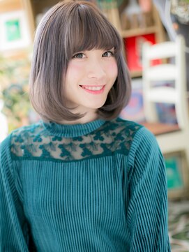 カバーヘア イヴ 戸頭店(COVER HAIR EVE) *EVE戸頭*前下がりボブ♪格上げカラーで小顔見せc