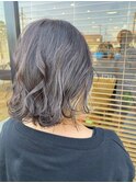 インナーカラーのボブ