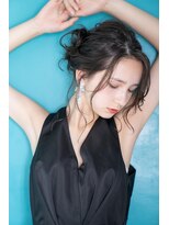 大人可愛い20代30代40代お呼ばれヘアセット☆ ニュアンスカラー