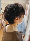 パーマでありがち老けてみえないお洒落なショートパーマスタイル