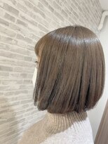 アッシュ 高円寺店(Ash)&nbsp;明るめモカベージュのベーシックボブ★★