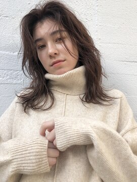 パランケイビューティー シンジュク(PALAN K-Beauty) ウルフ風レイヤーかきあげロブ