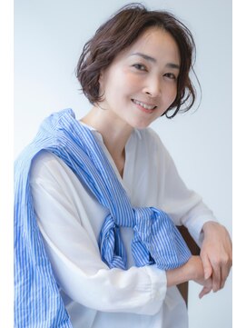 ココル 王子(CoCoLu) 艶髪ボブ白髪染めオーガニックカラー全体染め3190円/王子/北区