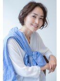 艶髪ボブ白髪染めオーガニックカラー全体染め3190円/王子/北区