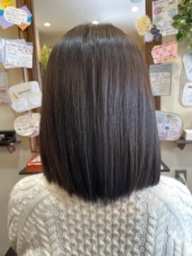 ミューク(mjuk) 縮毛矯正＋イルミナカラー