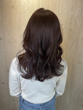 エフィールベルタ(afeel belta) 【韓国風レイヤー】ピンクブラウンカラー