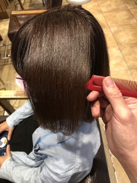 ブランシェ神領店 プレミアム髪質改善☆ツヤ感が違います☆