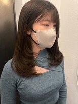 ボタン ハカタ(VOTAN hakata)&nbsp;【YU_KA】レイヤーカット×チョコレートカラー