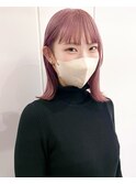 ブリーチカラー ペールピンク