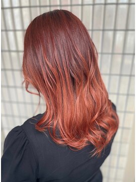 マティーナ ヘアー 池袋(Matina hair) 【グラデーションピンクオレンジ】20代30代40代