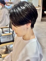 キャンバス バイ ネオリーブ 横浜西口(Canvas by neo.)&nbsp;ニュアンスパーマ センターパート ツーブロック 横浜