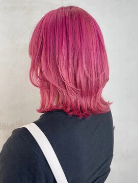 アルバム 銀座(ALBUM GINZA) ピンクミディ_マチルダボブピンクベージュ_ba473111