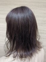 レイフィールド 桑名店 透け感たっぷりグレーパープル × イルミナカラー