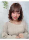 ミディアム 前髪カット オージュア 前髪カット学割U24 251