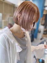 リノショアーズ 元町店(RINOSHORES)&nbsp;透明感カラー艶感★ダブルカラーブリーチミルクティーベージュ