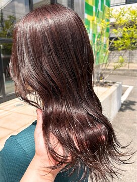 ヘアーアンドエステ ハラダ 滝ノ水店(Hair&Esthe Harada) レッドブラウン/レイヤーカット