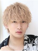 波巻きパーマメンズツイストスパイラルパーマツーブロック