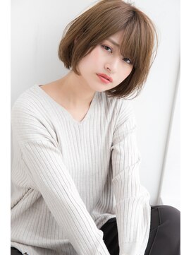 ラフ フロム ガーデン(Laf from GARDEN) 【寺尾拓巳】大人かわいいグレージュストレートボブ