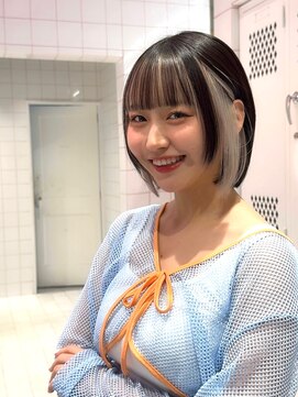 ロンド ストラーダ 心斎橋(Lond strada) 韓国前髪顔周りロング×ピンクブラウン[心斎橋/髪質改善]