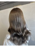 ブリーチ無しダブルカラーグレージュ◎