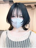 こなれミディ透明感カラーウルフレイヤーロング_ba488801