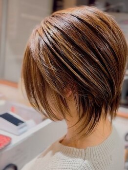 オリー 掛川大坂店(OLY)の写真/美シルエットのショートはどこから見ても魅力的に決まること間違いなし◎お手入れ簡単で毎朝の準備も楽に♪